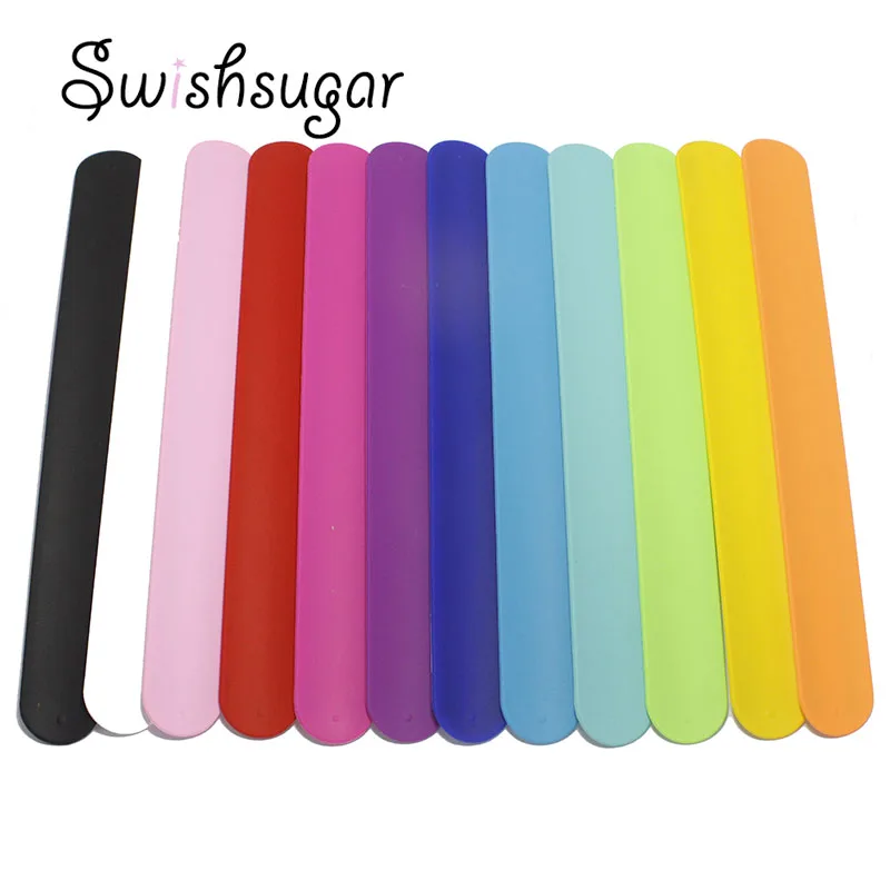 2 шт. однотонные вечерние детские браслеты для мальчиков и девочек на