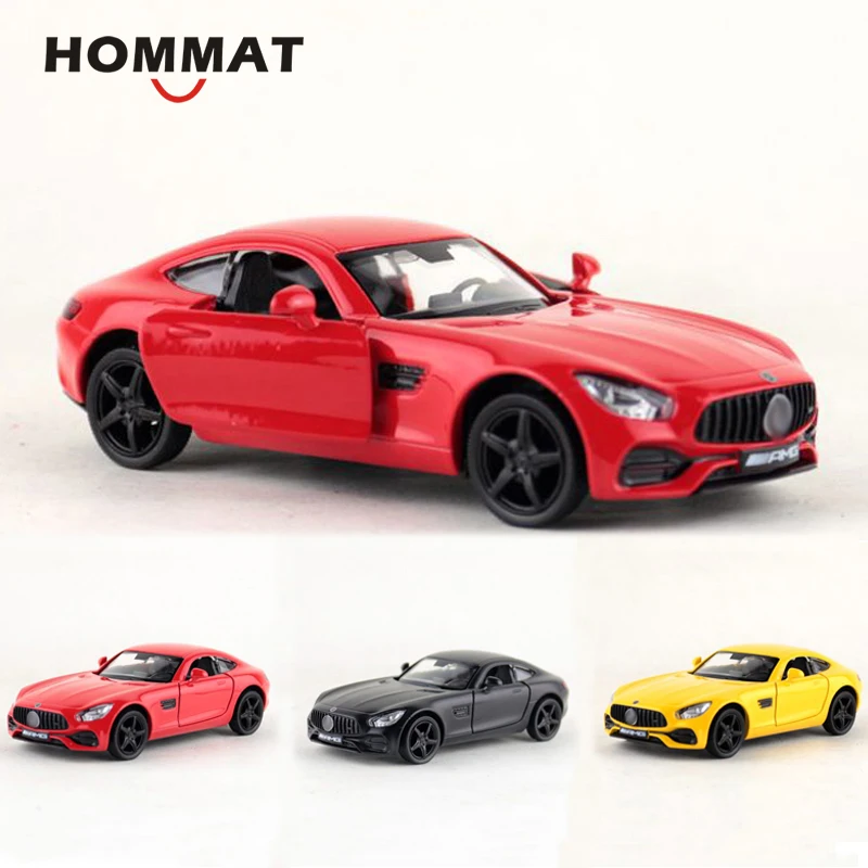 HOMMAT масштаб 1:36 AMG GTS спортивная модель автомобиля игрушка из сплава металла литая