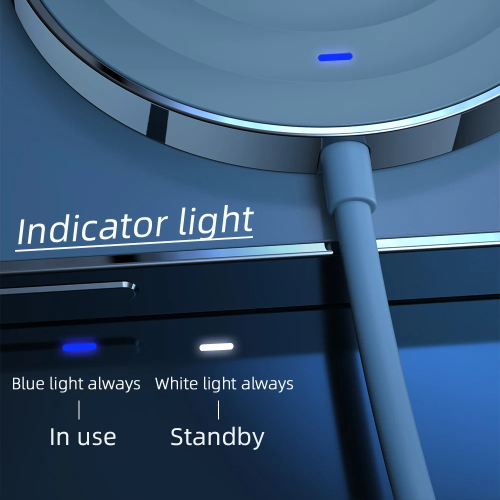 

Essager 15W QI Magnetic Wireless Charger For iPhone 12 Pro Max Mini Induction Fast Magic Magsafing Wireless Charging Pad Adapter