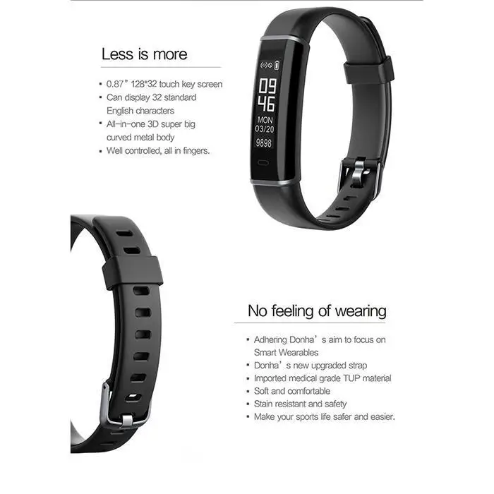 Sports Bracelet Sleep Health Monitoring Smart Wristband Watch Fitness Tracker Waterproof Intelligent Band Bluetooth Smartwatch |