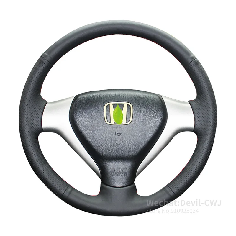 

For Honda S1 City first-generation Fit steering wheel cover hand-sewn grip cover 2003 2004 2005 2006 2007 2008 Car Accessories