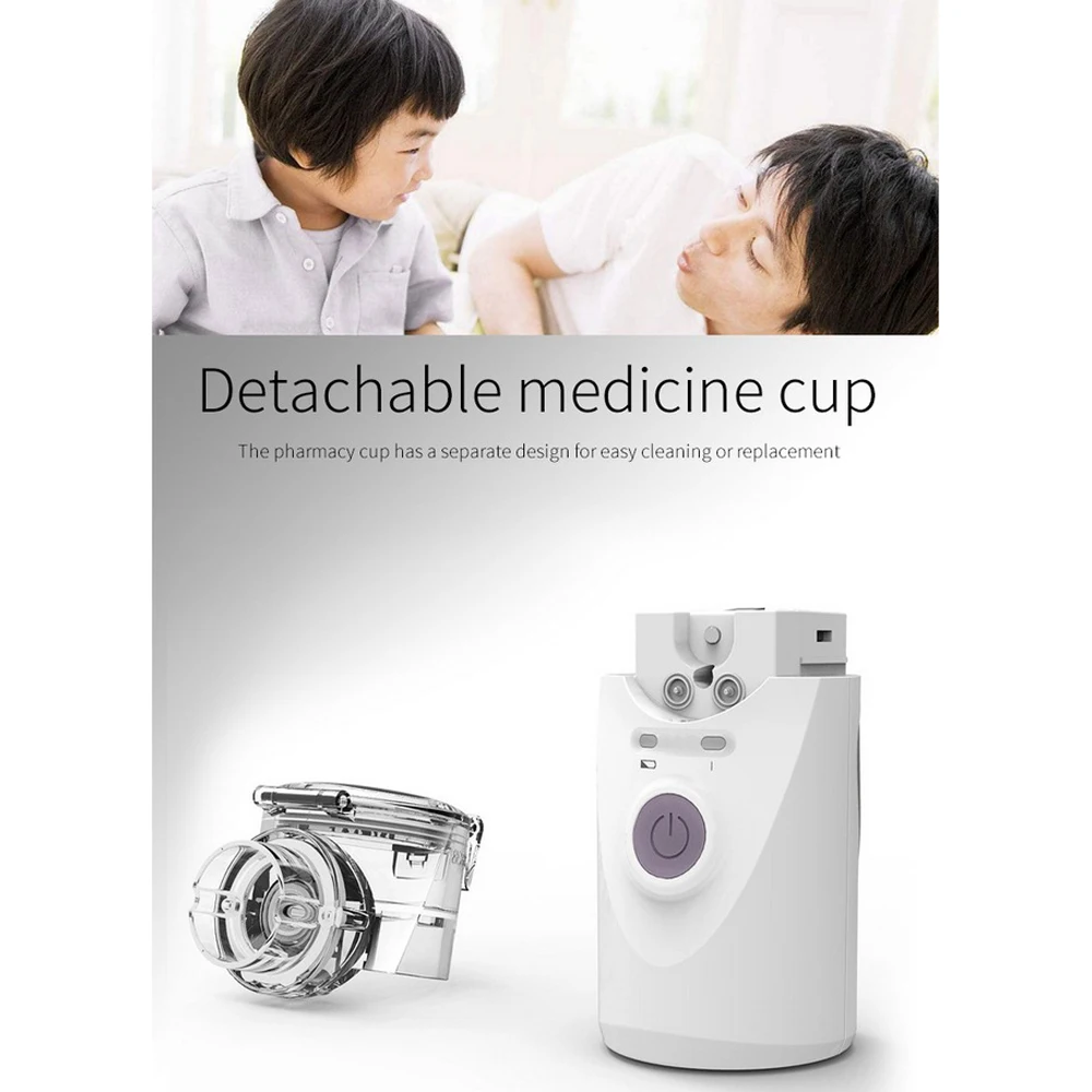 

Nebulizer ultrasonic atomization portable handheld children's High-efficiency compression atomizer adult phlegm and cough