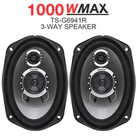 2pcs 6 x 9 inch hifi car coaxial speakers 1000w 3 way universal auto audio music stereo full range frequency car loud speakers