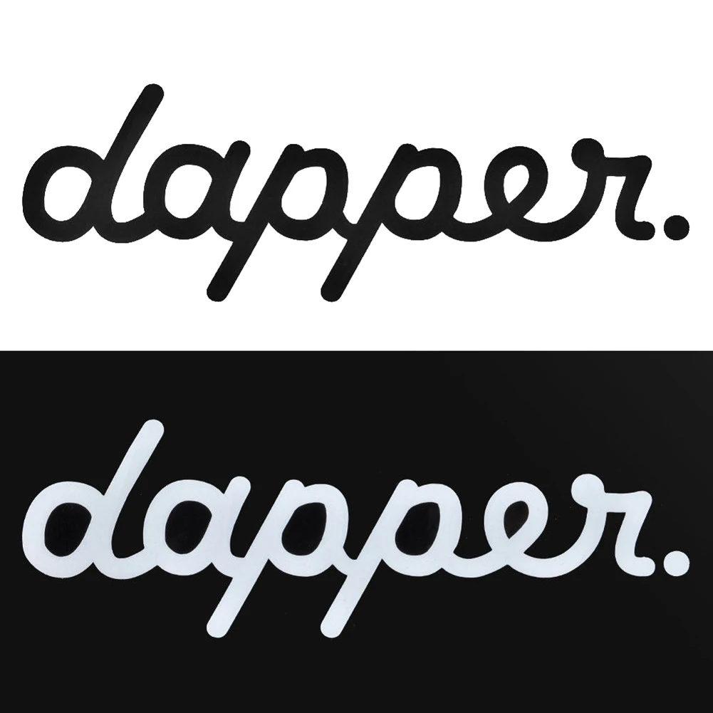 Car Styling Letter Dapper Sticker for Front Rear Windshield, Window, and Door - Decor for All Cars image 4