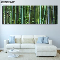 canvas paintings hd print green bamboo forest beautiful nature landscape wall paintings for bed room wall posters art prints