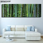 Картины на холсте HD печать зеленый бамбуковый лес Красивый природный пейзаж настенные картины для спальни настенные плакаты художественные принты