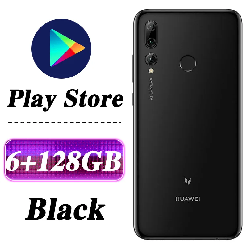 6G 128G Black huawei Maimang 8, 6 ГБ, 128 ГБ, мобильный телефон Kirin 710, четыре ядра, 6,21 дюймов, 2340x1080, отпечаток пальца, Android 9,0 - Цвет: 6G 128G Black