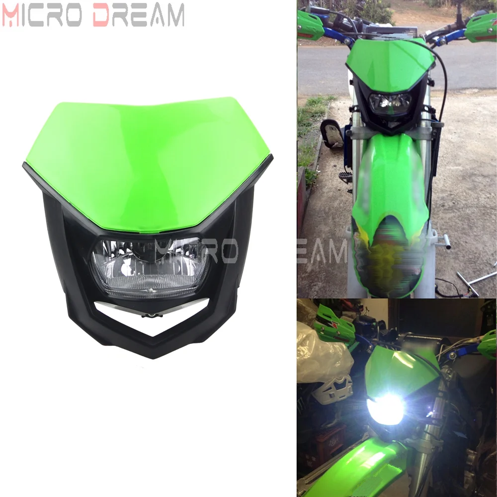 Фара мотоциклетная универсальная 12 В/35 Вт для Suzuki Yamaha Kawasaki KXF KLX KLR KX 85 125 140 250 450 650| |