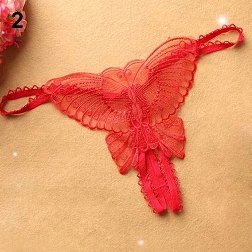 Женские сексуальные стринги с бабочками красивые кружевные женские трусики