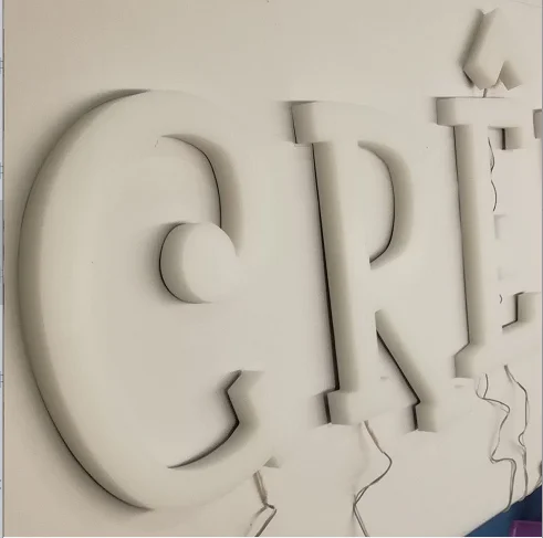 Подсветка по бокам и передняя подсветка 3D светодиодные буквы лицу