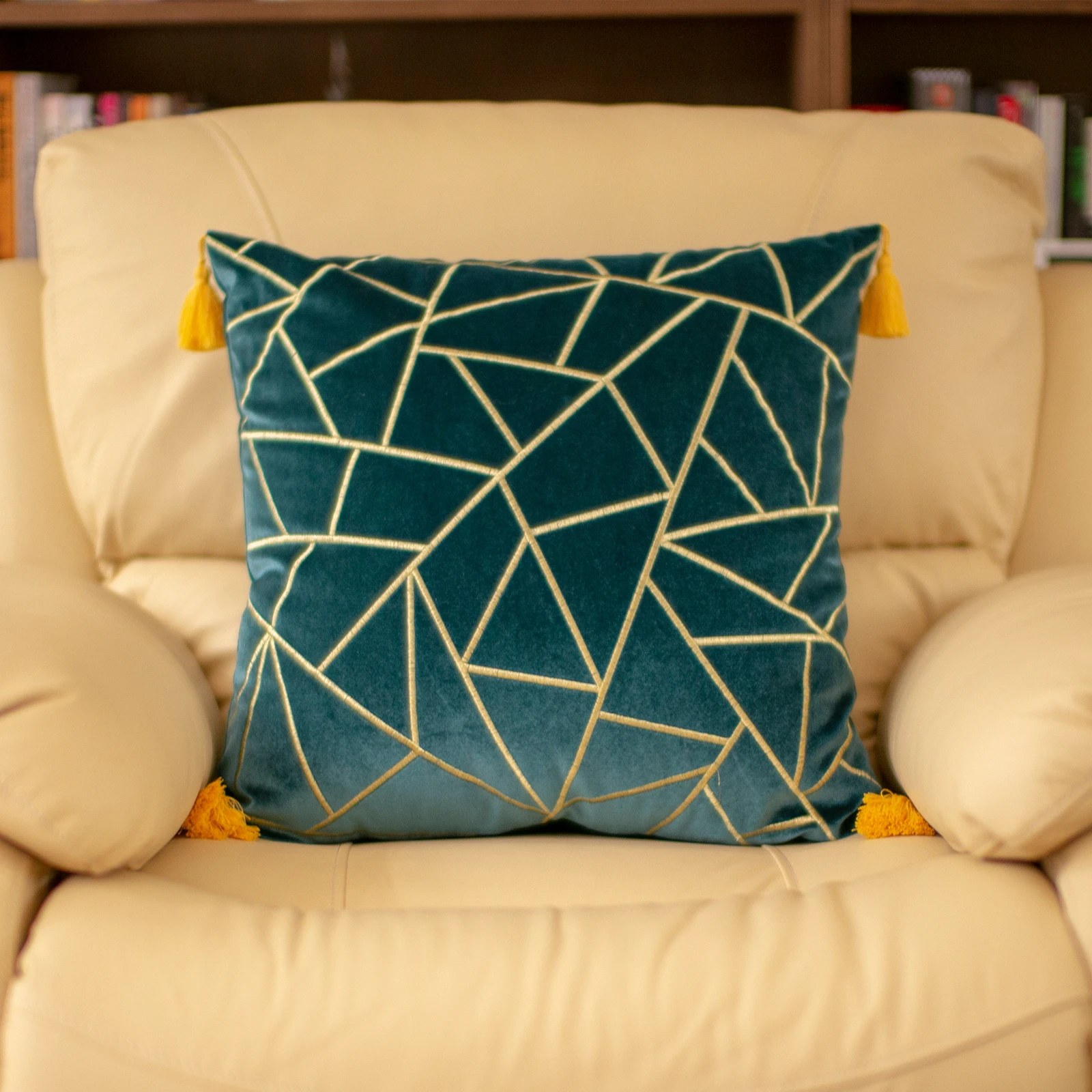 2020 ОЗУ вышитые декоративные геометрический подушка для дома Декор чехол с