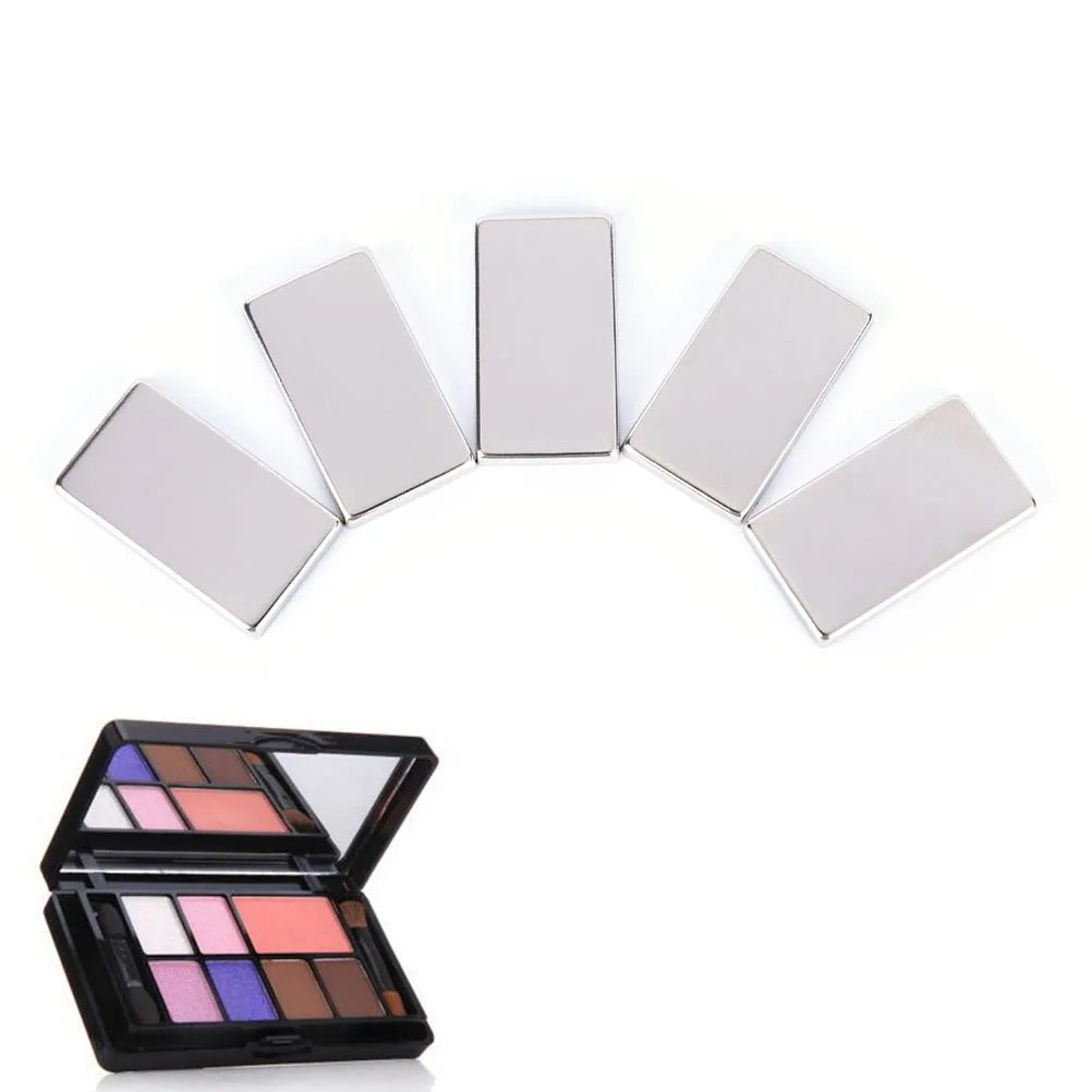 5 шт. 41*23 мм Пустые Порошковые оловянные кастрюли для теней прямоугольные