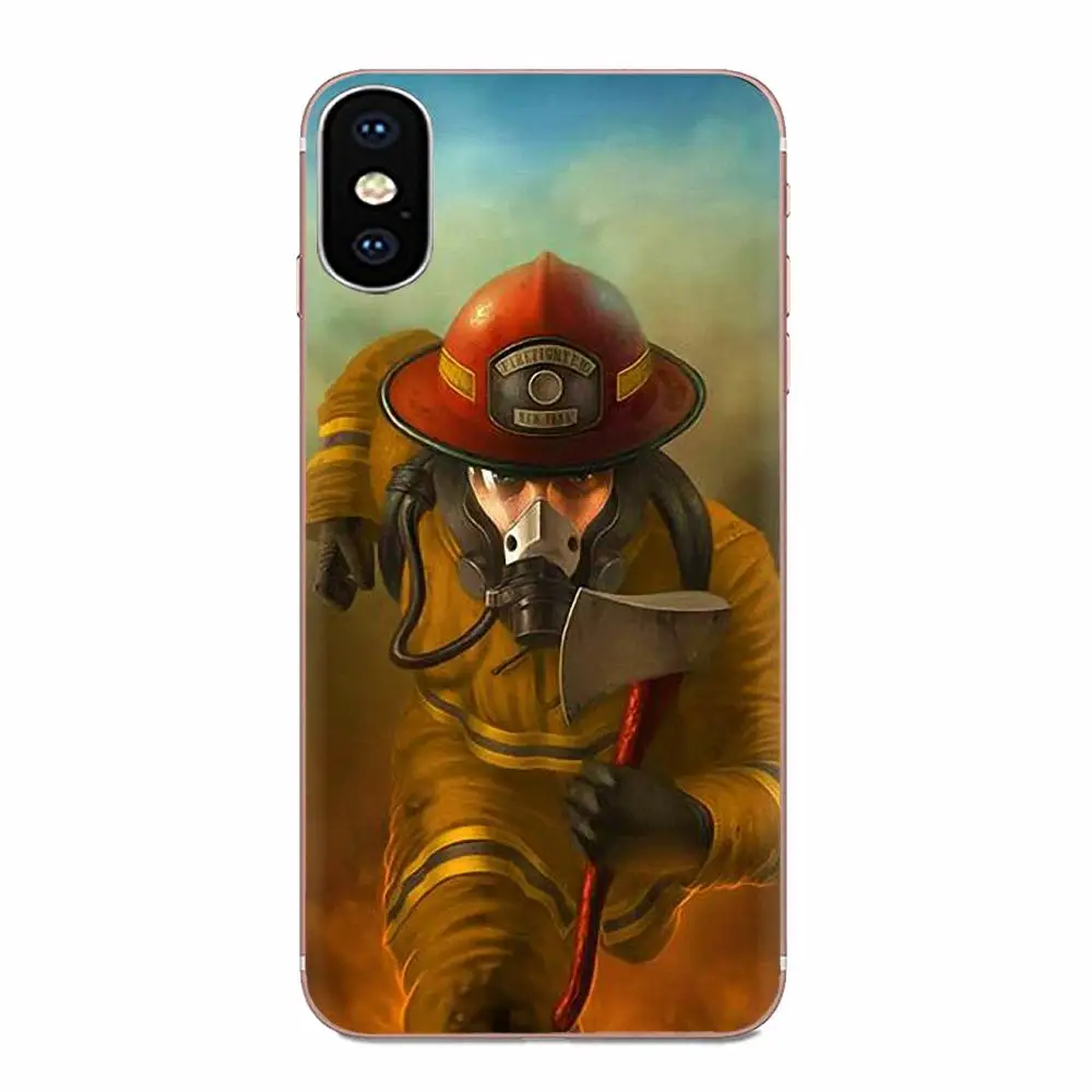 Мягкий ТПУ 2017 новое поступление пожарные герои пожарный для Galaxy J1 J2 J3 J330 J4 J5 J6 J7 J730