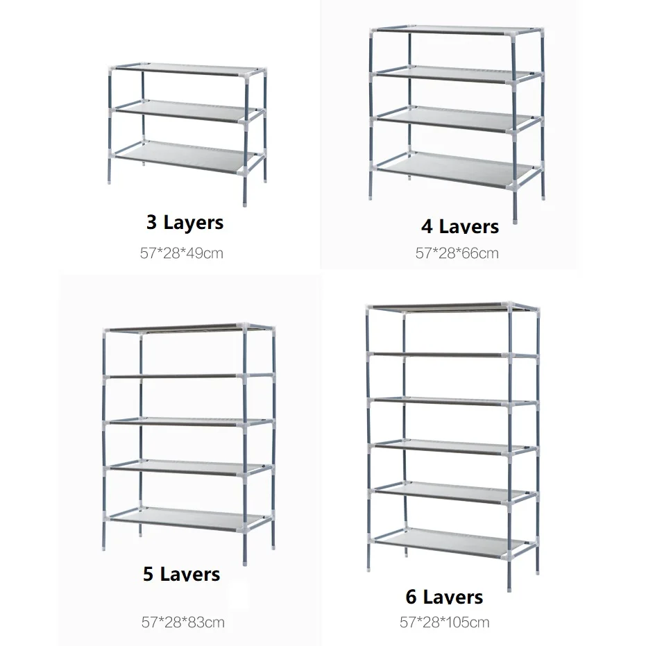 

Shelf Simple Shoe Rack Multi-layer Non-woven Fabric Multi-function Storage Rack Home Creative Modern Dormitory Shoe Cabinet