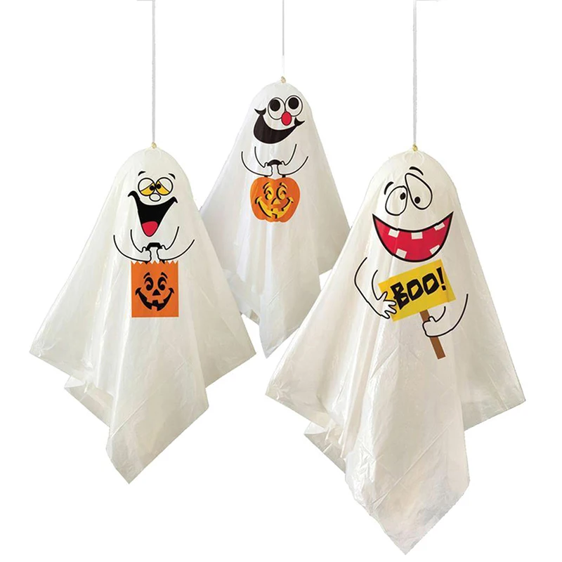

3pcs/set Scary Halloween Hanging Decoration Ghost Halloween Ornament