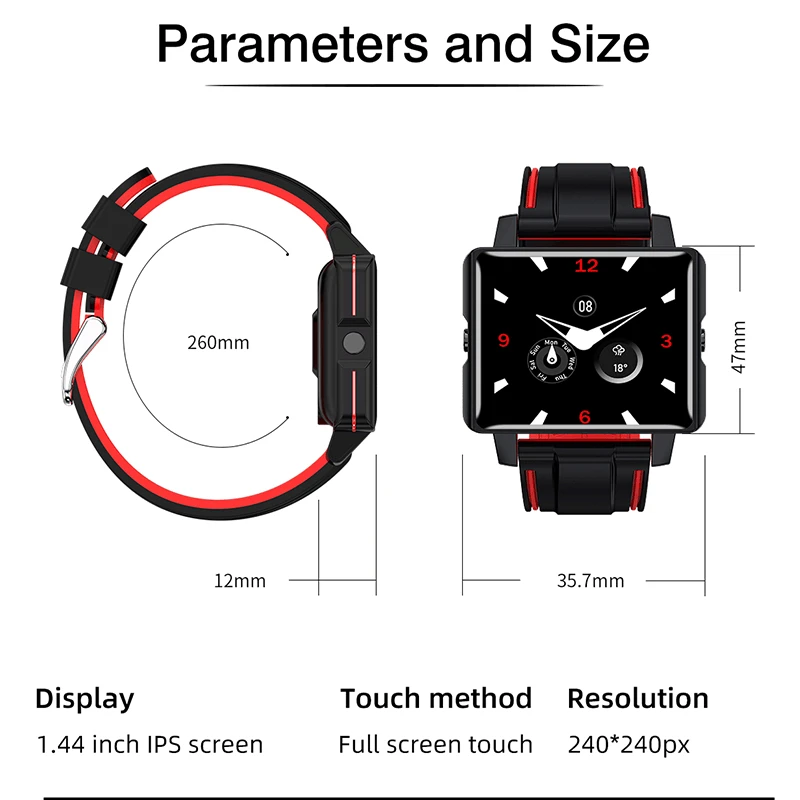 

smart bracelet L5 heart rate blood pressure sleep monitoring smart waterproof remote camera multiple sports mode smart band