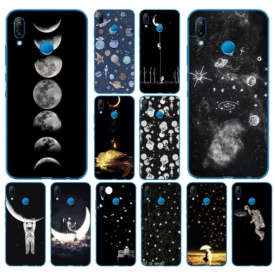 Мягкий силиконовый чехол sky Space planet для Huawei P9 P10 P20 P30 Lite mate 10 20 PRO lite p smart 2019|Бамперы| |