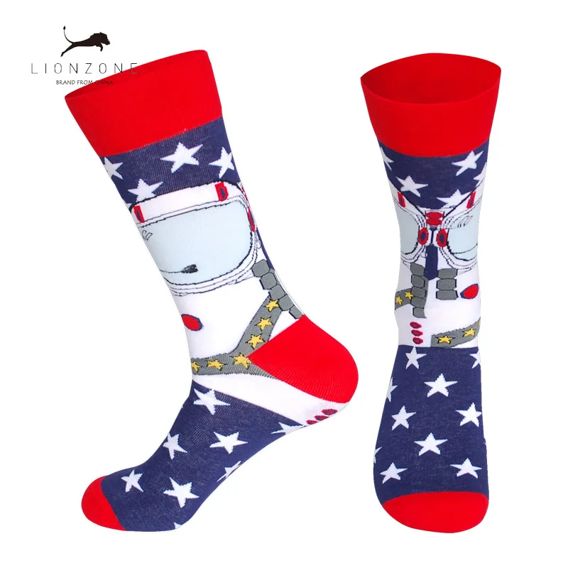 Носки мужские забавные чесаный хлопок повседневные короткие для хот догов