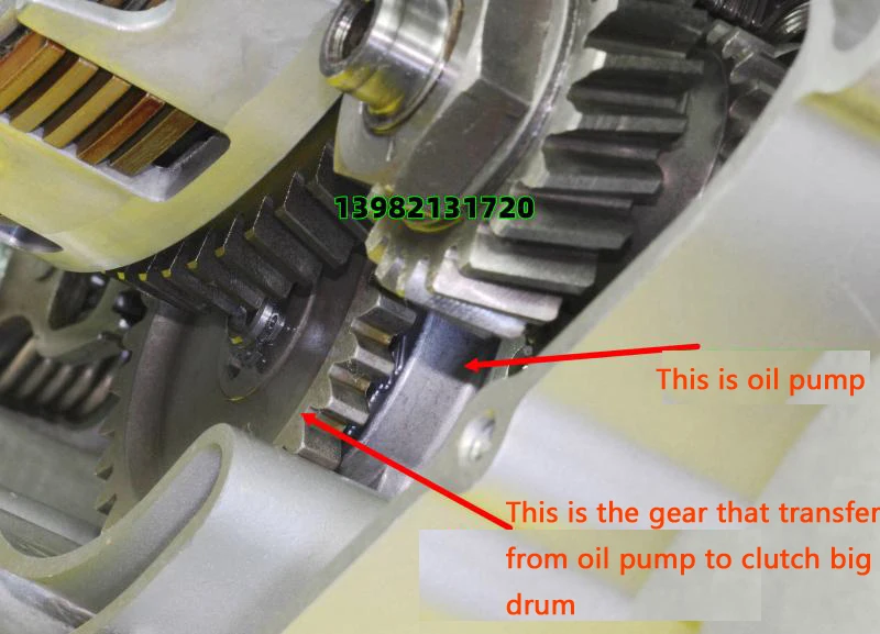 Шестерня привода масляного насоса двигателя мотоцикла передаточная передача