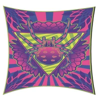 custom diy cushion cover pillow case psychedelic decorative pillow cover flower boho pillowcase