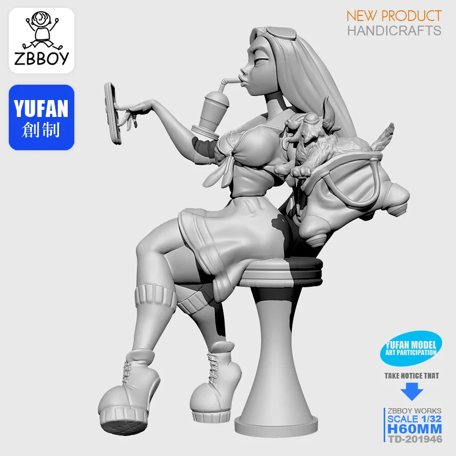 1/32 наборы из смолы современная Женская Смола Солдат Sefl-assembled TD-201946