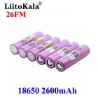 Умное устройство для зарядки никель-металлогидридных аккумуляторов от компании LiitoKala 3,7 V 18650 2600mAh батареи Перезаряжаемые Батарея ICR18650-26FM литий Перезаряжаемые Батарея для батарейки для карманного фонаря