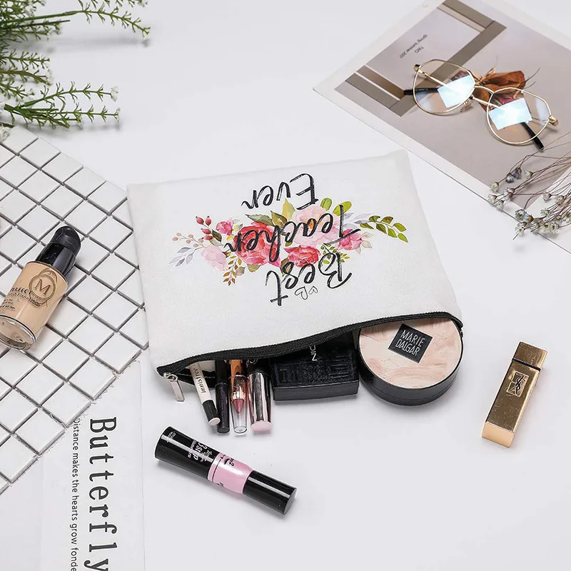 Сумка для макияжа учителя пенал окончания учебного заведения украшение на День