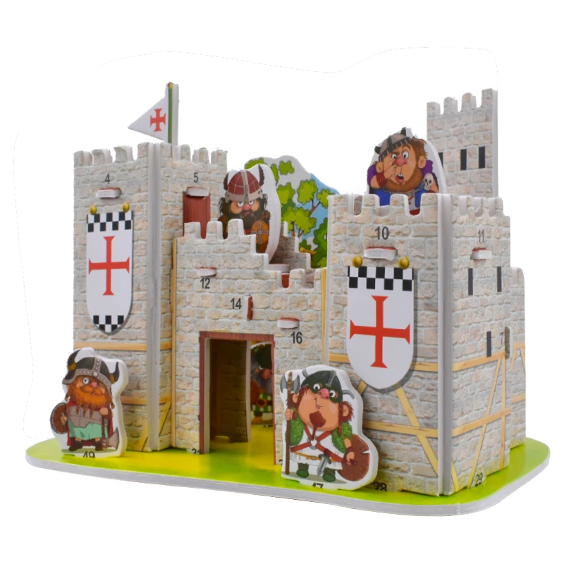 

Attractive Cartoon Castle Garden Zoo Princess House 3D Puzzle Jigsaw Interesting Learning Educational Toys For Children Kid Gift