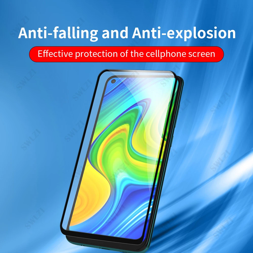 

full cover Protective Film for Xiaomi Redmi Note 9 pro Max 9S 9T 8 7 7S 10X 9A 9C 9I 8A Tempered Glass 7A Phone Screen Protector