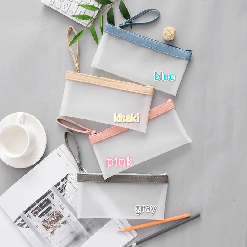 1 шт . лаконичный стиль скраб водонепроницаемый пенал сумка школьные офисные