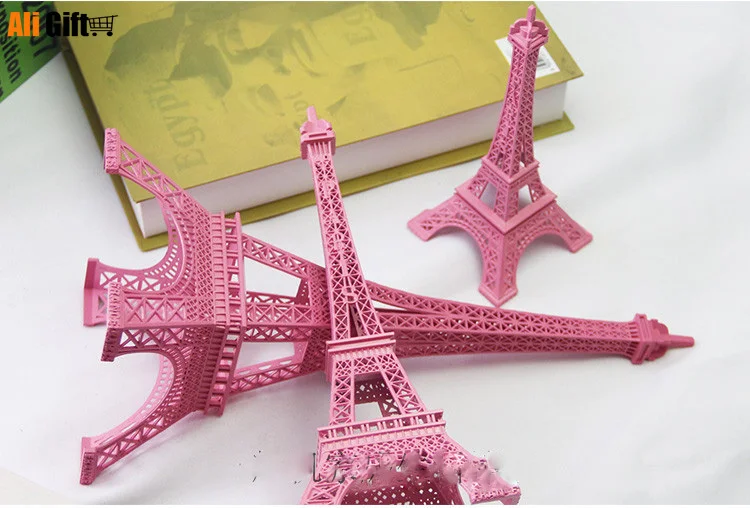 Новинка 2021 розовый романтический подарок на день рождения модель Эйфелевой