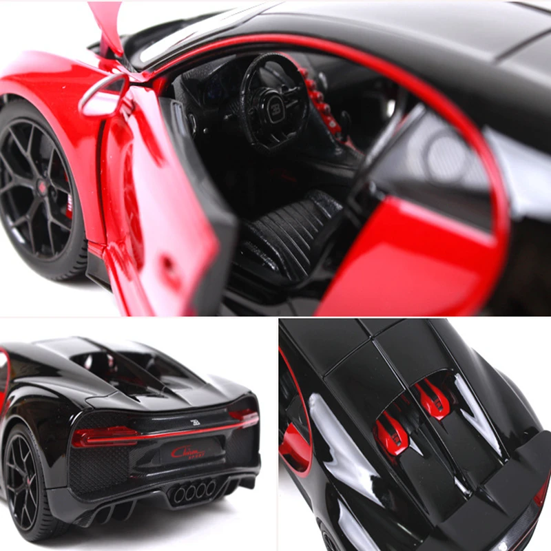 Модель автомобиля Huilong 1:18 Bugatti из сплава для украшения игрушки взрослых