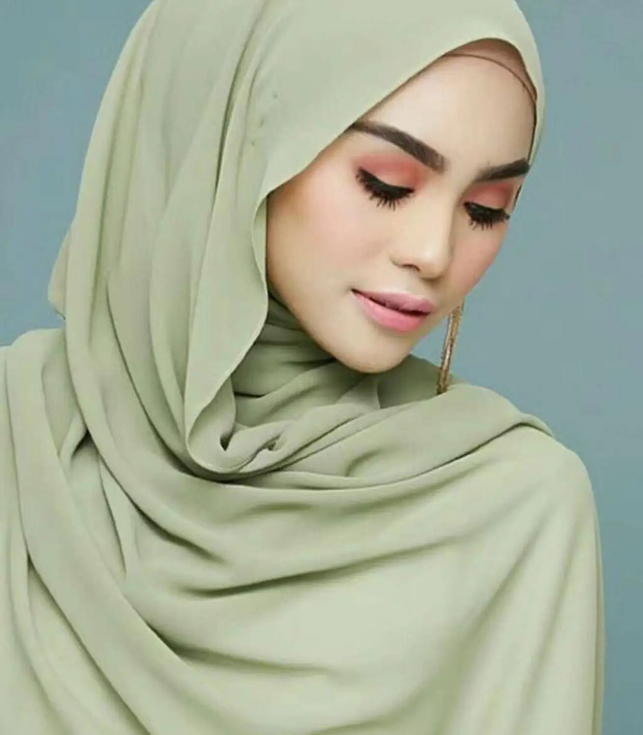 

70*180cm muslim bubble chiffon hijab scarf islamic plain shawls wraps arab soft headscarf foulard femme musulman head scarves
