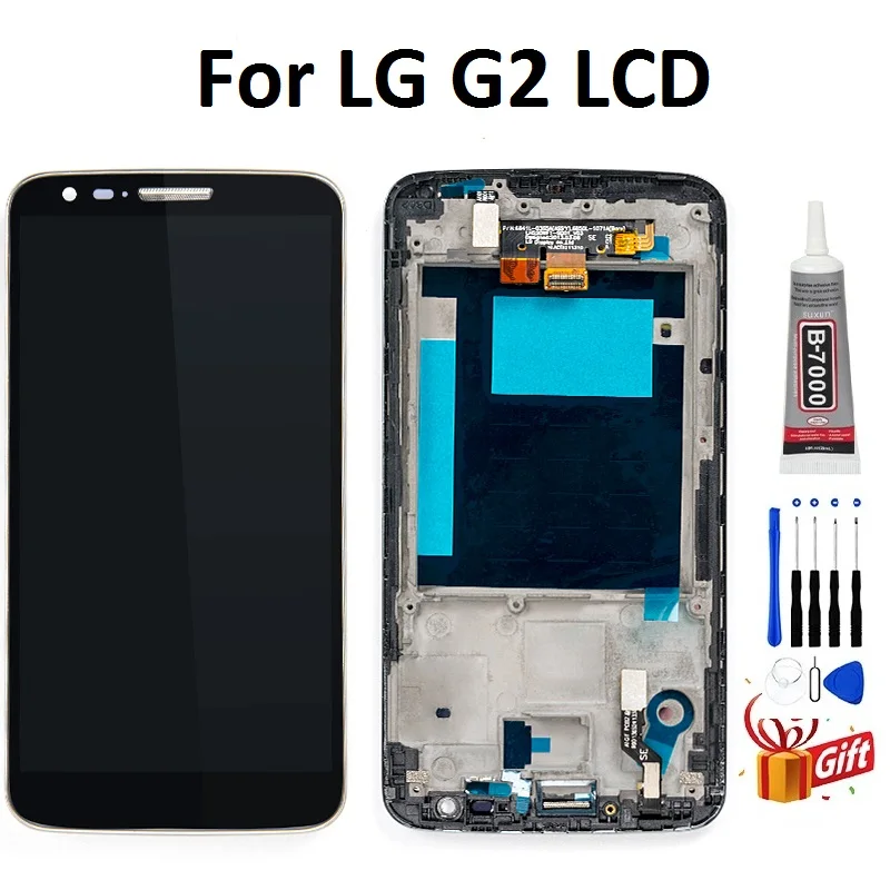 Сенсорный экран 5 2 дюйма для LG G2 ЖК дисплей D800 D801 D802 D805 D803 VS980 F320 LS980 сменный с