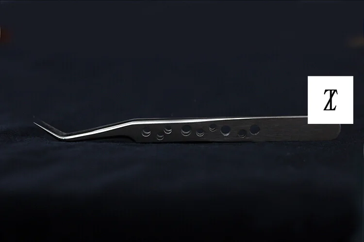 

Model Making Tools Gundam Military Model Stainless Steel Antistatic Tweezers Curved Non-slip Tweezer