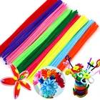 Цветные плюшевые палочки, Обучающие игрушки ручной работы, Творческие Игрушки для развития, Игрушки для раннего развития детского сада