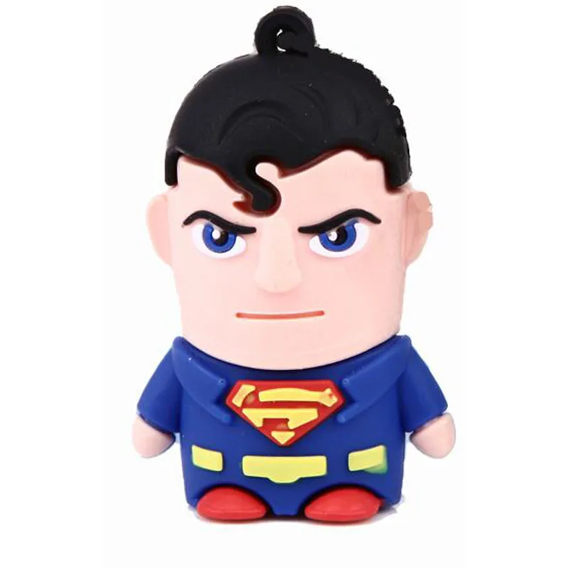 Usb флеш-накопитель с Суперменом человеком-пауком 256 ГБ флеш-диск 16 32 4 8 флешка 64 128