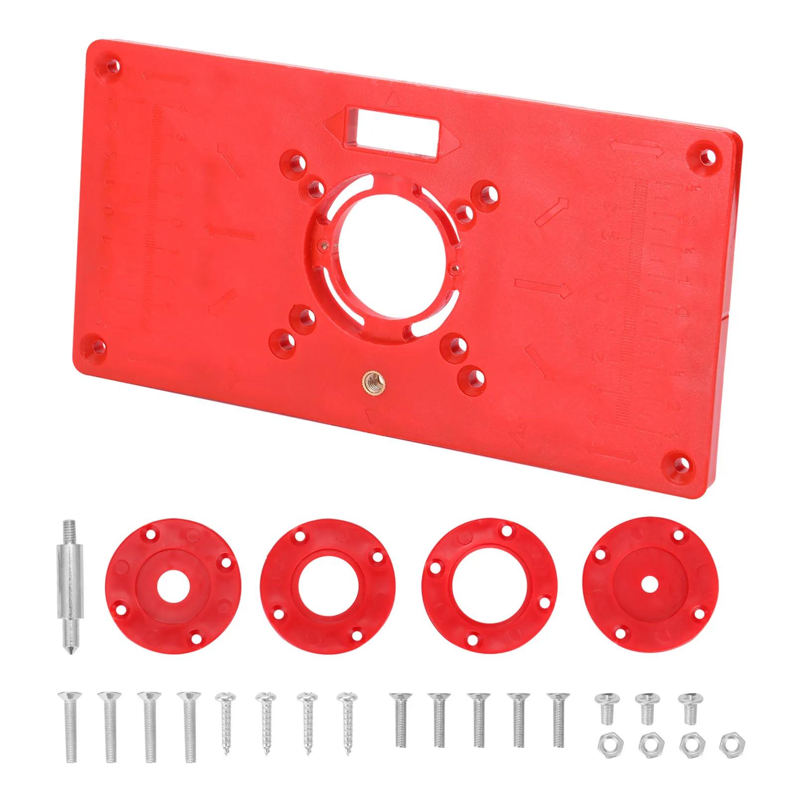 

Router Table Insert Plate ABS Plastics Woodworking Engraving Machine Flip Board Milling And Slotting Tool Trimming Machine Tools