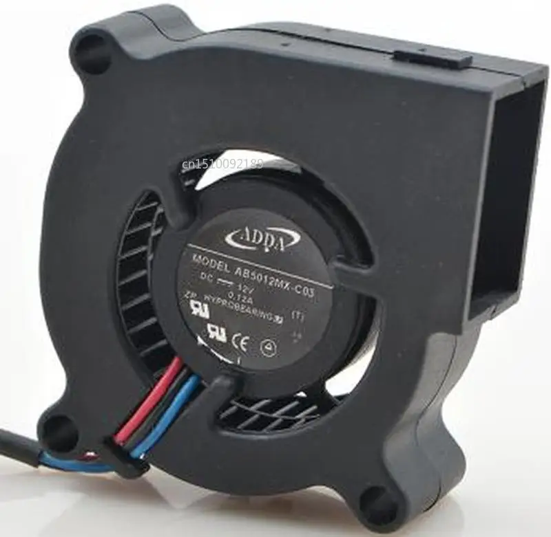 

FOR 5020 DC12V 0.12A AB5012MX-C03 5CMCM turbine turbo cooling fan Free shipping