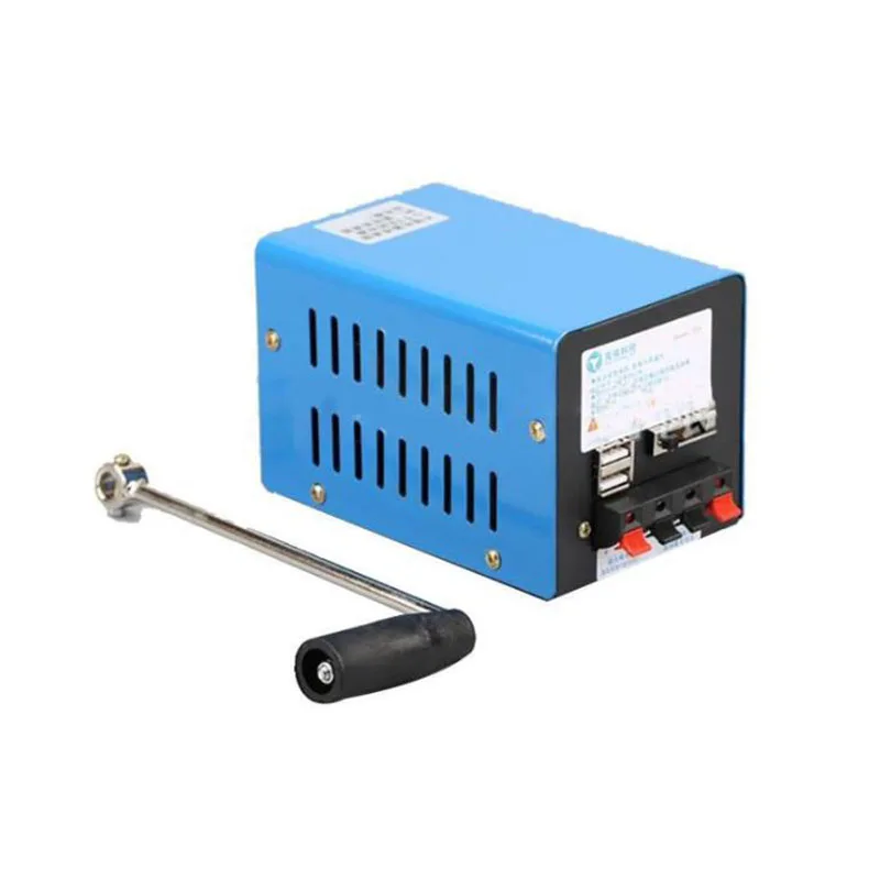 

Outdoor Hand Crank Dynamo Charger Portable Emergency Hand Power USB Charging Emergency Survival Hand Crank Generator