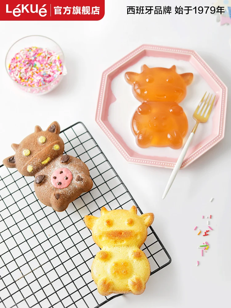 

Cartoon Small Cake Mold 2 Inch Pastry Silicone Baking Tool Chocolate Mold Cookware Reusable Reposteria Kitchen Dining Bar EB50MJ