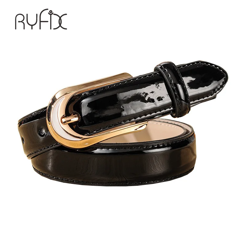 Ремень женский кожаный гладкий с пряжкой BL342 | Аксессуары для одежды