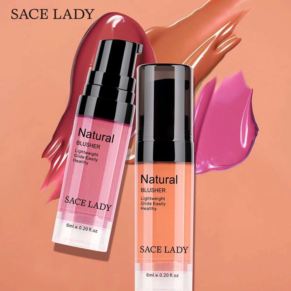 Жидкие румяна для макияжа SACE LADY 9 цветов профессиональный натуральный Румяна щек