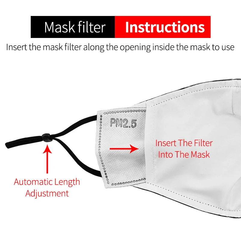 

Mask Mascarillas reutilizables con filtro Reusable Mouth Cover Fashion Fabric Masks Filter Mouth Washable Face Masks Breathable
