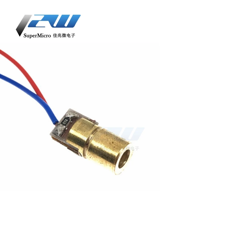 10 шт./лот Регулируемая Мини Диодная лазерная указка красная точка 3 В/5 В 5 мВт 650нм