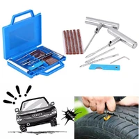 50 hot sales car vehicle motorbike wheel tire repair tools set fix kit mending accessories