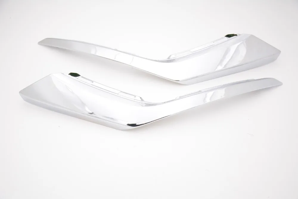 2 шт./пара хромированный передний бампер нижняя полоса крышка молдинговая