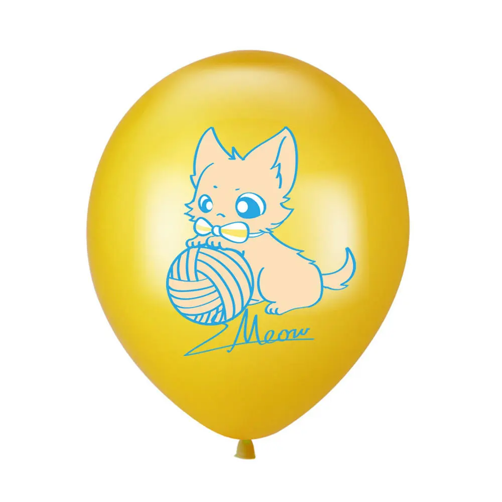 

12inch Cat Pet Latex Balloons Kids Adults Birthday Decorations Helium Air Ball Wedding Ballons Baby Shower Party Supplies