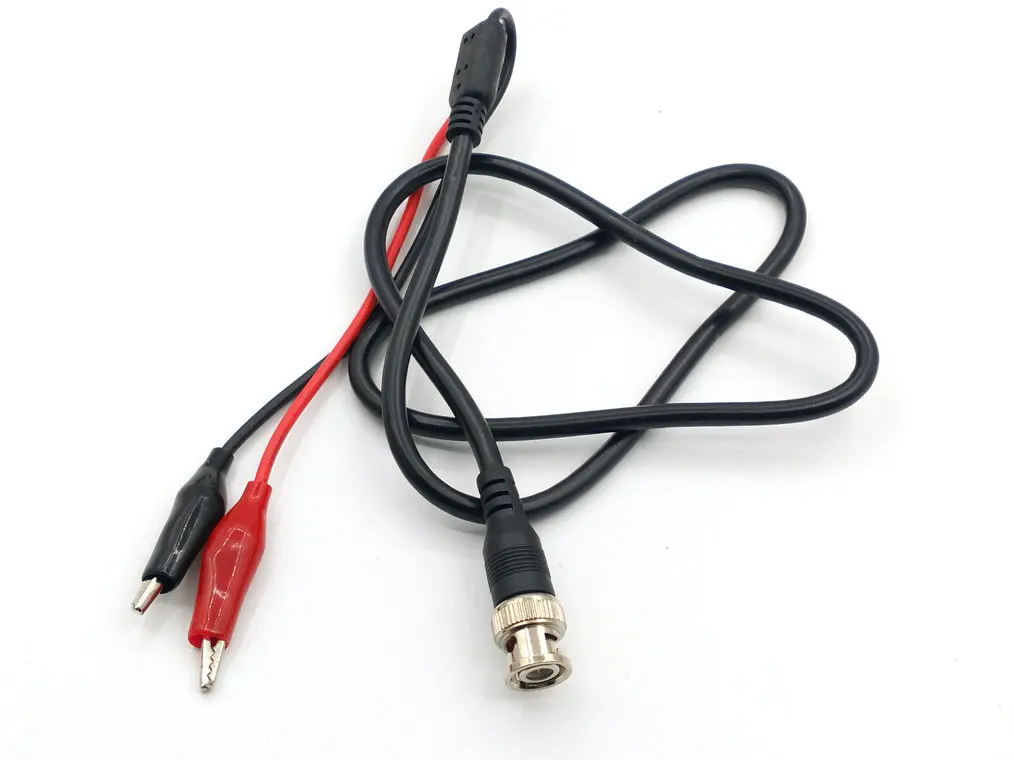 10 наборов коаксиального кабеля BNC папа к двойной Аллигатор тестовый зажим