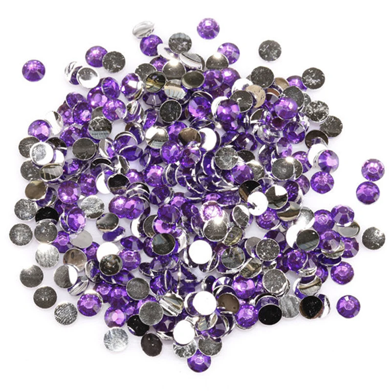 2000 шт. 3 мм круглые бриджи с кабошоном бусины плоским основанием для украшения
